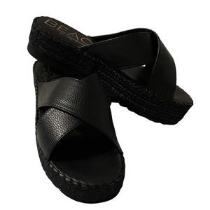 Brand New BEACH by Matisse Black Sandals Size 9